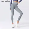 Lu1 -2024 Yoga Slim Fit Leggings Shorts Womens Capris Set Womens Sports Pants Sports Fitness Clothing Leggings Gym Slim Fit rak Leg Womens Yoga Pants