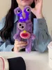 Cell Phone Cases Netizen Plush Little Monster Cute Monster Doll Cartoon Cute Stupid 14promax Plush Phone Case UglyL2402