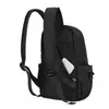 Mini Mens ryggsäck Fashionabla Mini Black Shoulder Bag Mens Canvas Design Waterproof Sports Travel Mens Ryggsäck 240202