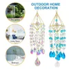 Crystal Wind Chimes Hängande fönsterprismor Suncatcher Rainbow Maker Ornament Glass Jewelry Pendant Home Garden Decoration 240122