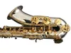 Japant W037 Bästa kvalitet Tenor Saxofon B Flat Nickel-Plated Music Instrument Tenor Saxofon Professionell gratis frakt