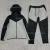 New Season Men Tech Fleece Kid Two-piece with Tracksuit Splicing Zipper Four Seasons Sportswear Leisure Solid Color Tracksui