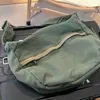 Borse a tracolla da uomo Retro Cargo Harajuku Spalla All-match Cartelle di grande capacità Borsa da scuola in tela casual Borsa in stile giapponese 240118