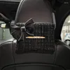 Worki do przechowywania pudełko tkanek samochodowych z elastyczną klamrą światła luksusowa torba na łuk kreatywny wielofunkcyjny wystrój damski