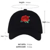 Bola bonés voron 2024 moda rosas homens mulheres beisebol primavera verão chapéus de sol para sólido snapback boné atacado pai chapéu