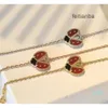 Van Bransoletka Clef Cleef Four Leaf Clover Bracelets Biżuteria Projektant Serie