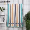 Towel 80X160cm Simple Thickened Adult Bath Pure Cotton Color Strip Large Hair Circle Soft Absorbent Beach Towels