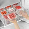 Storage Bottles Refrigerator Box Fridge Organizer Meat Fruit Vegetable Food Container Sealed Fresh With Lid Kitchen Accessories