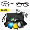 眼鏡フレームと磁気サングラスのクリップメンズ偏光磁石女性クリップ光学メガネフレーム240201