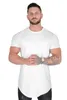 T-shirts pour hommes T-shirt de remise en forme musculaire été Athleisure entraînement à manches courtes haute qualité coton hommes gymnastique Sport chemise hauts