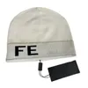Luxury Cashmere Sticke Hat Designer Beanie Cap Men's Winter Casual Wool Warm Hat N-18