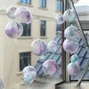 Party Decoration 15pcs Plastic Hollow Ball Chuldedekorationer Shopping Mall