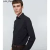 Loro Piano PianoPolos Рубашка Дизайнерская мужская хлопковая рубашка-поло с длинными рукавами и длинными рукавами Черные модные зимние топы VNJQ