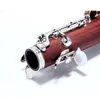 Margewate clarinete bb de 17 teclas, tubo jacarandá, profissional, clarinete plano, instrumento musical com capa de boquilha