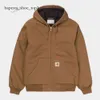 Carhart 디자이너 Mens Hoodie Womens Half PLCKKET 지퍼 후드 자켓 두꺼운 스포츠웨어 스웨트 셔츠 느슨한 클래식 S 재킷 2232