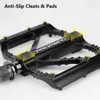 MTB Cycling Ultralight 3-lager Pedal Bicycle Anti-Slip Cleats Platfrom Pedals Quick Release Aluminium Eloy Bike Accessories 240129