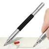 Profesyonel El Alet Setleri Alaşım Scribe Pen Karbür Scriber Metal Ahşap Cam Karo Kesme İşaretleyici Kalem Metal İşleme Ahşap İşleme Araçları