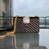 Bolso de hombro de diseñador de golondrina vintage Bolso bandolera de cuero para mujer pinkoism Diseñador de lujo Bolsos de cadena clásicos Bolsos de hombro con solapa de cuero