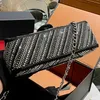 Espelho de qualidade feminino Bolsa de grife preto Luxurys Messenger Bag das carteiras de bolsas de ombro da mulher bolsas de embreagem