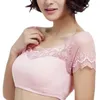 Roupa de ioga acolchoada bralette senhoras esportes sem costura colete para mulheres meninas (rosa)