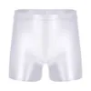 Hommes brillant taille moyenne conseil Shorts ceinture élastique vêtements de sport de yoga maillots de bain pour Hommes pantalons courts Boxer slips 240129