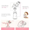 Zimeitu Double Electric Breast Pumps kraftfulla bröstvårtan sug USB Electric Breast Pump med baby mjölkflaska kall värme pad nippl 240130