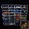 8 Grid 1 64 Car Model Toy Storage Box Domeka Dustproof Doll Handmade Transparent Acrylic Display 240125