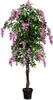 Dekorativa blommor 6ft ficus konstgjorda falska träd för inomhus eller utomhus
