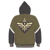 Lenda de zelda moda hoodie link conjunto com capuz outono e inverno manga comprida moletom cosplay traje 906