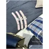 Hangers Rekken Hanger Adt Style 39CmHandgemaakte bloemkleurborduurwerk Vintage spons Naadloos roze antislip High-End Home Garderobe S Dhkln