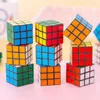 Party Favor 12pcs/bag 3cm Plastic Magic Cube Puzzle Toys Fidgets Kids Birthday Carnival Gifts School Prizes Goodie Fillers