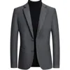 Uomo Abiti in cashmere Cappotti Blazer Giacche Abito casual da lavoro Lana Qualità Uomo Slim Fit 4 240124