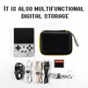 Portable travel suitcase storage bag suitable for RG35XX/RG353VS/Miyoo mini game console 240202