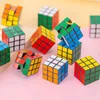 Party Favor 12pcs / sac 3cm Cube magique en plastique Puzzle Jouets Fidgets Enfants Anniversaire Carnaval Cadeaux Prix scolaires Goodie Fillers