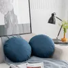 Poduszka 45 cm okrągła poduszka miękka aksamitna pokrywa solidne rzut obudowa sofa