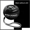 Power Poignets Led Powerball Gyroscopique Poignet Balle Gyroscope à Démarrage Automatique Pour Le Renforcement Musculaire Du Bras Et De La Main 231007 Dro Dh81R