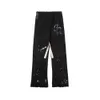 Mens Galerias Dept Letter Homens Mulheres Vintage Los Angeles Calças Corredores Sweatpant Graffiti Print Sweatpants Pantalon Splash Ink Jogger Tech Fleece