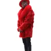 23 Year Designer Mens Plum Leg Jacket Fur Autumn and Winter Warm Suit A56Q