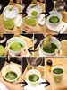 Service à thé professionnel japonais, bol Matcha, fouet, cuillère, caddie en bambou, coffret cadeau, thé vert en poudre, cuillère à café, cérémonie japonaise