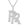 Collier de vente de bijoux de créateur en argent 925 Vvs Moissanite diamant Hip Hop Ice Out, bijoux de luxe personnels pour hommes, pendentif 267T