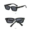 Lunettes de soleil Fashion Vintage Women Designer Retro Rectangle Sun Glasses Femme Ins Colorful Square Eyewear UV400