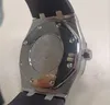 Orologio da polso con movimento a batteria al quarzo con quadrante grande, cinturino in gomma, acciaio inossidabile, cinturino, classico, generoso, super luminoso, impermeabile, regali montre de luxe