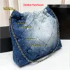 Evening Bags Shoulder Bags 2024 Denim Grand Shopping Bag Travel Designer Woman Sling Body Bag Most Expensive Handbag Sier Chain Gabrielle Quilted Bag 2023