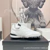 designer Chaneles Sneakers Diamond Wzorne buty zwykłe buty grube sportowe sportowe buty damskie okrągłe buty tenisowe