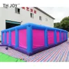 10x10x2mH (33x33x6.5ft) activités de plein air jeux de sport parcours d'obstacles labyrinthe gonflable géant pour enfants et adultes