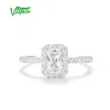 Klusterringar Vistoso Gold for Women Authentic 9K 375 White Ring Sparkling Cubic Zirconia Gorgeous Wedding Fine Jewelry