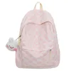 Schooltassen Mode Vrouwelijke Kawaii Tas Schattig Trendy Groen Dames Nylon Reislaptop Coole Dames College Rugzak Meisje Boek Student