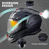 Motorcycle Helmets Helmet Safety Downhill Flip Up Professional Motocross Racing Full Face Casco Moto Breathable Binocular S-3XL