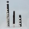 Japan Ebony Flute 874W 17 Buracos Bano Flauta Buraco Aberto Banhado A Prata E Chave Grenadilla Madeira Profissional Flauta 0
