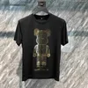 T-shirts hommes 2023 Bear Strass T-shirts Hommes Summer Streetwear Mode Vêtements O Cou T-shirt à manches courtes Slim Fit Man Camiseta Hombre T240202